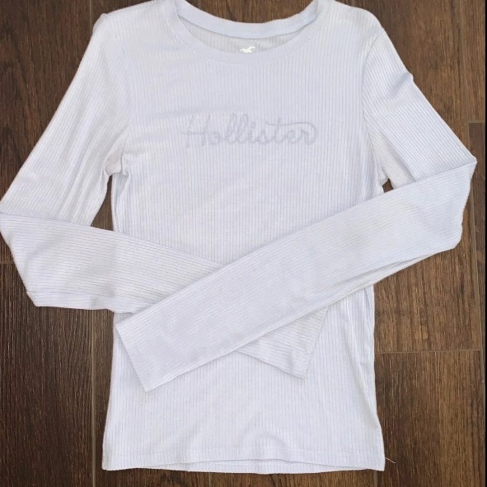 Baby blue hollister longsleeve